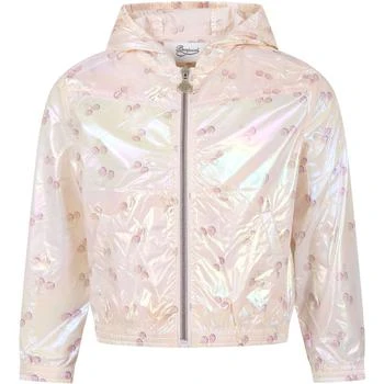 Bonpoint | Pink Windbreaker For Girl With All-over Cherries 9.1折, 独家减免邮费