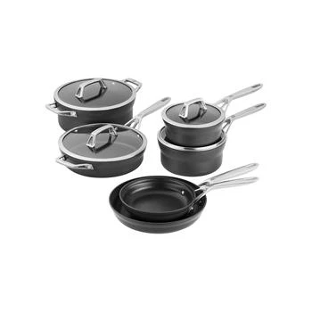 ZWILLING | Zwilling Motion Aluminum Hard Anodized Nonstick 10-Pc. Cookware Set,商家Macy's,价格¥2872
