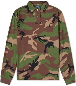 推荐Long Sleeve Camouflage Polo Shirt商品