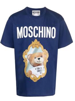 Moschino | Moschino Men's Blue Other Materials T-Shirt商品图片,