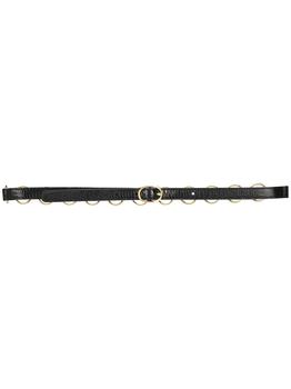 product chain detail leather belt - women image