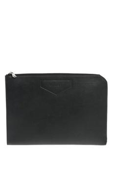 施华洛世奇纪梵希腰包, Givenchy | Givenchy Men's  Black Leather Pouch商品图片 8.5折
