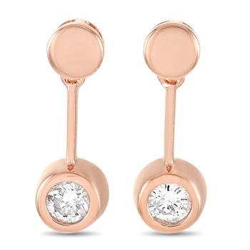 商品LB Exclusive | 14K Rose Gold 0.25 ct Diamond Earrings,商家Jomashop,价格¥3403图片