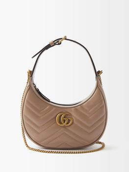 推荐GG Marmont mini quilted-leather handbag商品