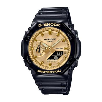 G-Shock | Men's Two-Hand Quartz Analog Digital Black Resin Watch, 45.4mm, GA2100GB-1A商品图片,