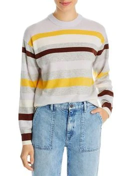 推荐Womens Cashmere Ribbed Knit Pullover Sweater商品