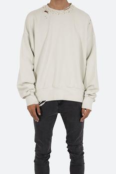 MNML | Threaded Collar Crewneck - Off White商品图片,5.9折