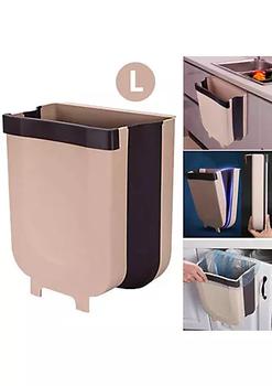 商品9 Liter Collapsible Foldable Trash Can Bin Storage Home Kitchen Car Bathroom Office,商家Belk,价格¥152图片