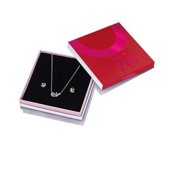 PANDORA | Sparkling Moon Star Necklace and Matching Stud Earrings Gift Set,商家Macy's,价格¥697