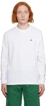 推荐White Embroidered Long Sleeve T-Shirt商品