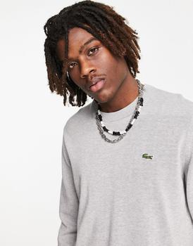 Lacoste | Lacoste crew neck jumper in grey商品图片,7.5折