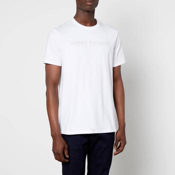 Armani Exchange | Armani Exchange Men's Ax Lines T-Shirt - White商品图片,5.1折