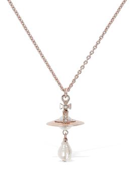 商品Vivienne Westwood | Aleksa Faux Pearl Pendant Necklace,商家LUISAVIAROMA,价格¥1247图片