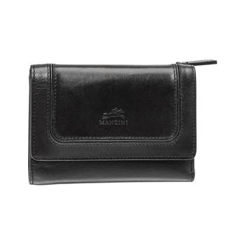 Mancini Leather Goods | South Beach RFID Secure Mini Clutch Wallet 
