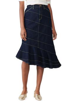 Love Stitch链条包, [二手商品] Tory Burch | ​Asymmetric Stitched Denim Skirt商品图片 2折