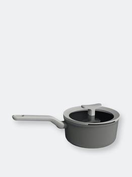 BergHOFF | BergHOFF Leo 7" Non-Stick Covered Saucepan, 2.1 QT, Grey商品图片,5.9折×额外9.5折, 额外九五折