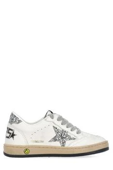 Golden Goose | Golden Goose Kids Ball Star Patch Round Toe Sneakers,商家Cettire,价格¥1072