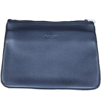 推荐NEW Bally Matrio Men's 6225237 Navy Leather Clutch Bag MSRP商品