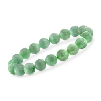 Ross-Simons | 10mm Green Jade Bead Stretch Bracelet,商家Premium Outlets,价格¥876