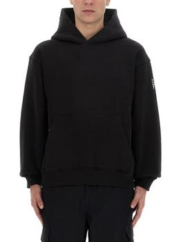 Neil Barrett | Neil Barrett Thunder Embroidered Long Sleeved Hoodie 6.4折