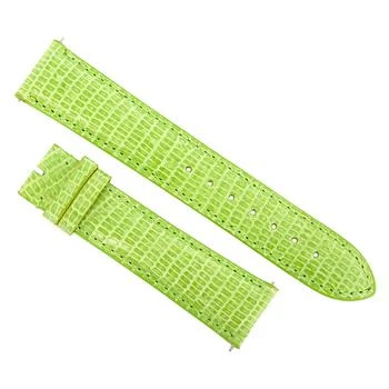 Hadley Roma | 20 MM Shiny Lime Lizard Leather Strap,商家Jomashop,价格¥261