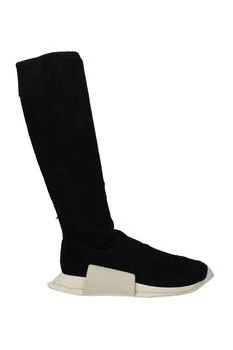 推荐Ankle Boot rick owens ro level runner Suede Black商品