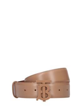 巴宝莉皮带, Burberry | 3.5cm Tb Mono Tone Leather Belt商品图片 