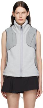 商品Hyein Seo | Gray Paneled Vest,商家SSENSE,价格¥3765图片