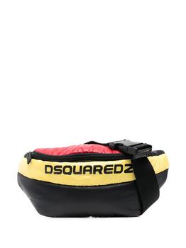 推荐DSQUARED2 logo-print panelled belt bag商品