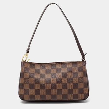 lv洗漱包, [二手商品] Louis Vuitton | Louis Vuitton Damier Ebene Canvas Navona Pochette Accessories商品图片 7.5折