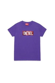 Diesel | Diesel Kids Sequin Embellished Crewneck T-Shirt,商家Cettire,价格¥296