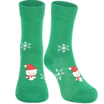FALKE | Snowman print cotton socks in green,商家BAMBINIFASHION,价格¥85