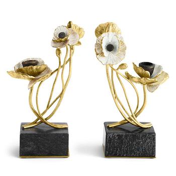 商品Michael Aram | Anemone Candleholders, Set of 2,商家Bloomingdale's,价格¥2586图片