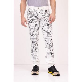 RON TOMSON, RON TOMSON | Men's Modern Straight Scribble Denim Jeans商品图片 