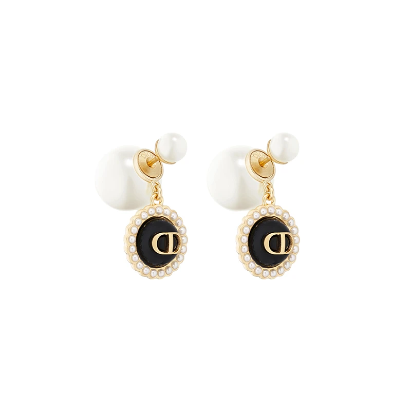 推荐迪奥 23新款 TRIBALES女士树脂珠饰玻璃装饰耳环 E3070WOMVE_D307（两色可选）商品
