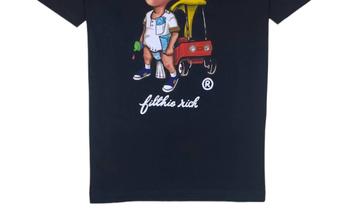 Filthie Rich | Men'S Baby Coupe T-Shirt in Black商品图片,6.2折