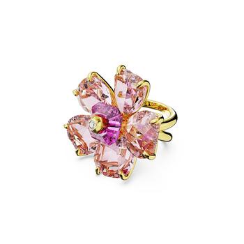 商品Crystal Flower Pink Florere Cocktail Ring图片