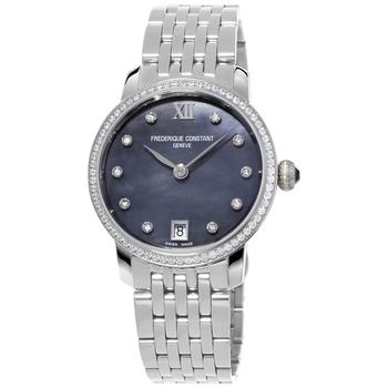 Frederique Constant | Women's Swiss Classics Diamond (5/8 ct. t.w.) Stainless Steel Bracelet Watch 30mm商品图片,6折×额外8.5折, 额外八五折