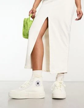 Converse | Converse Chuck Taylor All Star Cruise Hi platform trainers in egret,商家ASOS,价格¥774