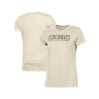 CHAMPION | Women's Cream Distressed Cincinnati Bearcats Classic T-shirt 