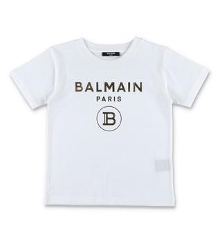 Balmain | Balmain Kids Logo Detailed Crewneck T-Shirt商品图片,5.1折起