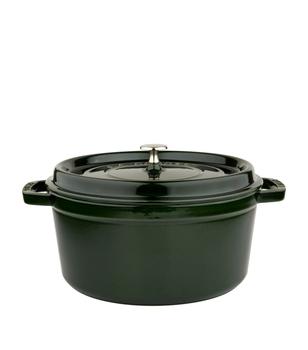 商品Staub | Green Round Cocotte (28cm),商家Harrods,价格¥3478图片