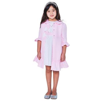 商品Toddler Girls' Printed Polka Dot Dress & Ruffled Coat, 2 Pc. Set图片