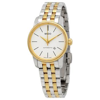 美度女表正品, MIDO | Baroncelli Automatic Silver Dial Two-tone Ladies Watch M76009761商品图片 3.6折