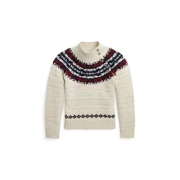 Ralph Lauren | Toddler and Little Girls Fair Isle Wool-Blend Sweater,商家Macy's,价格¥403