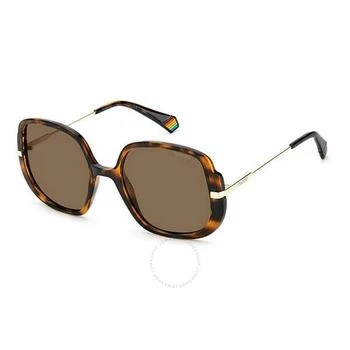 Polaroid | Bronze Butterfly Ladies Sunglasses PLD 6181/S 0086/SP 53 2折, 满$200减$10, 满减