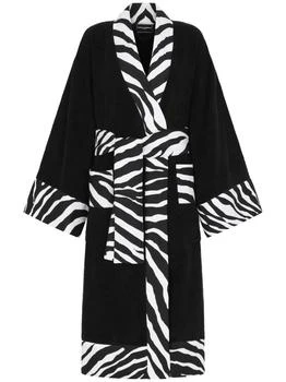 Dolce & Gabbana | Zebra Bathrobe,商家LUISAVIAROMA,价格¥7586