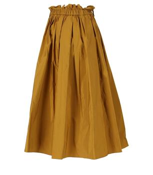Weekend Max Mara | Weekend Max Mara Max Mara Weekend Ring Mustard Skirt商品图片,