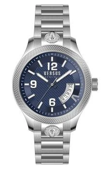 推荐Men's 3-hand Quartz Bracelet Watch, 44mm商品