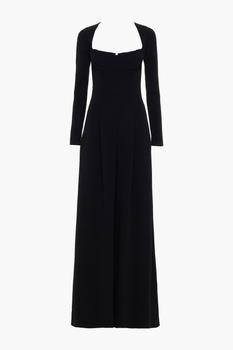 ROLAND MOURET, ROLAND MOURET | Dawlish stretch-crepe wide-leg jumpsuit商品图片 3折